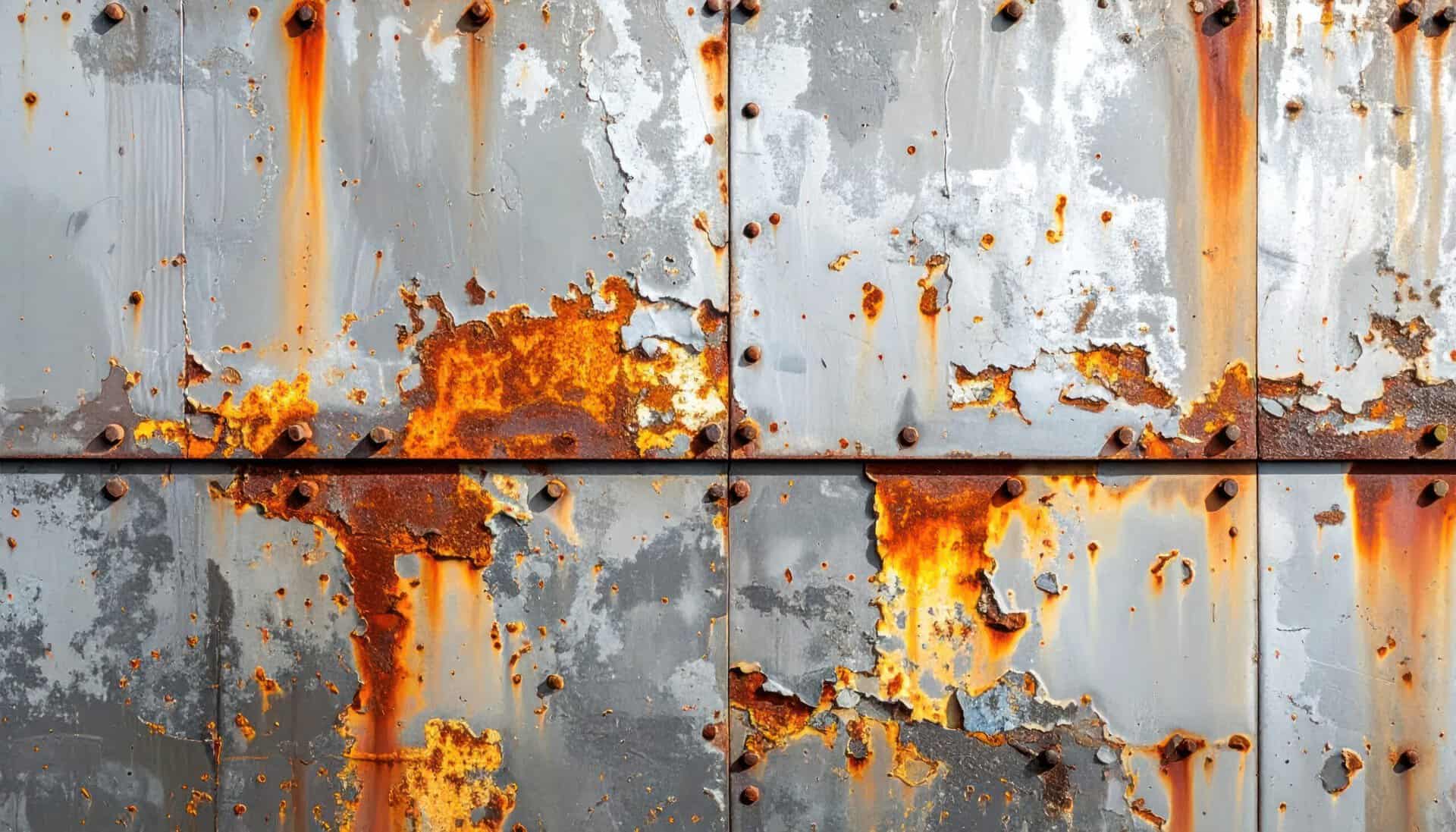 Corroded metal commercial cladding repairs needed